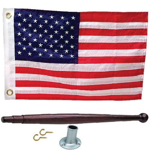 12 x 18 deluxe sewn united states / american flag kit for boats