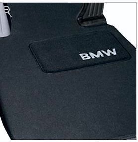 Bmw e90 3 series sedan black carpet floor mat set 2007-2011 genuine oem