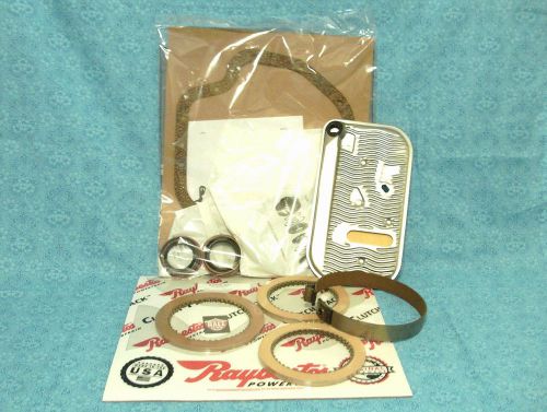 Gm th400 rebuild kit - toledo / raybestos smooth tan  frictions w/ band &amp; filter
