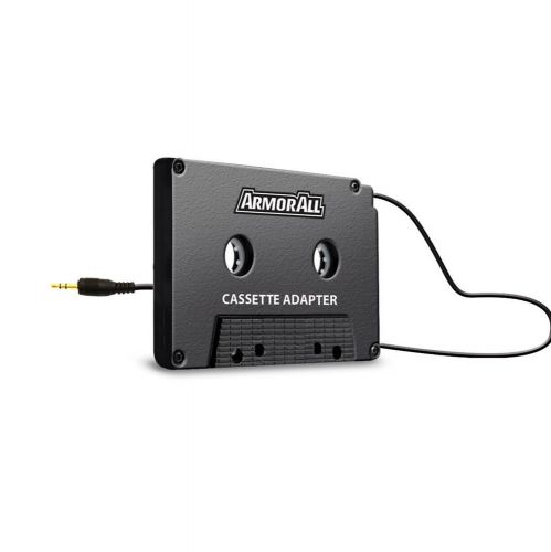 3.5mm audio cassette car adapter - armor all# aac9-1001-blk