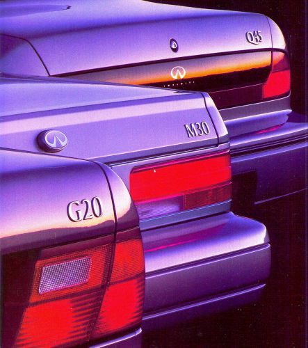 1992 infiniti brochure -infiniti q45-infiniti m30 coupe &amp; convertible-g20