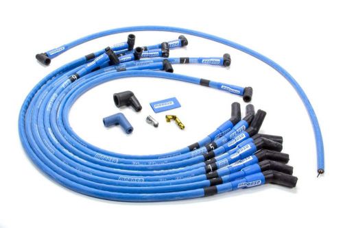Moroso blue max spark plug wire set spiral core 8 mm blue sbf p/n 72426