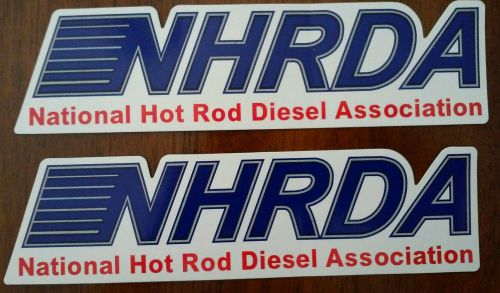 Nhrda racing decals stickers nhra drags hotrod trucks offroad nmca diesel
