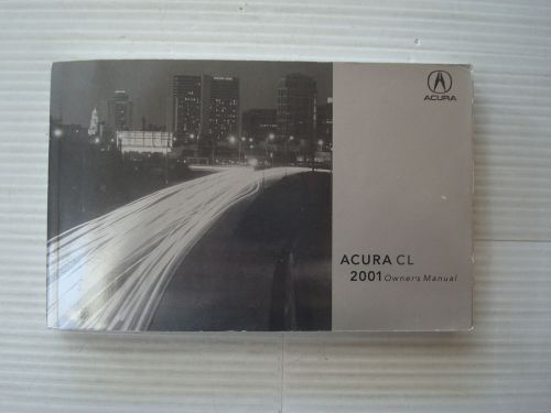 2001 acura cl owner&#039;s manual