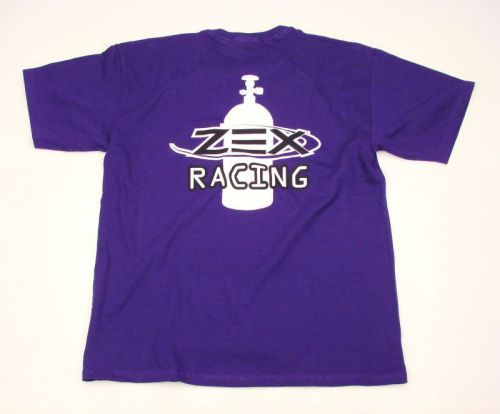 Brand new purple zex nitrous oxide m medium  logo&#039;d t-shirt #z109-m