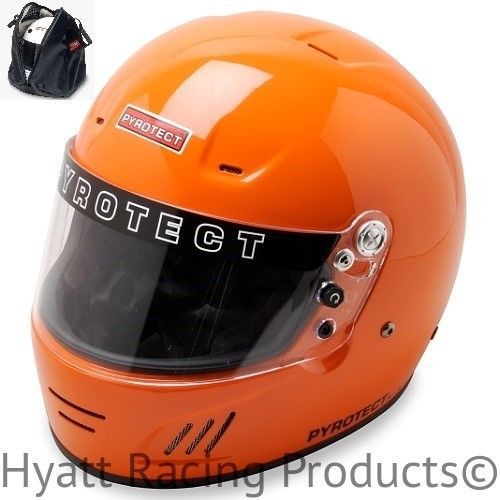 Pyrotect sa2015 pro airflow auto racing helmet - all sizes &amp; colors (free bag)