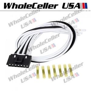 7 wire pigtail blower motor resistor connector for chevrolet trailblazer tahoe