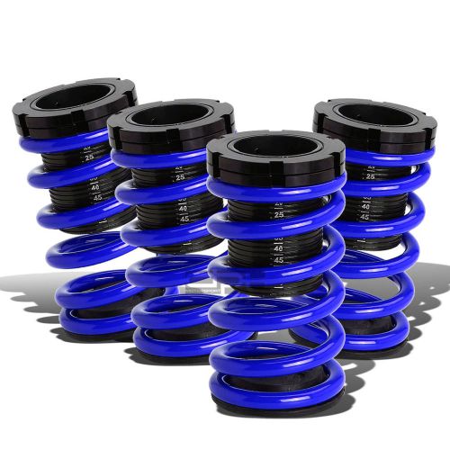 For 01-05 civic em2 es adjustable scaled coilover blue coil springs 1-3&#034; drop
