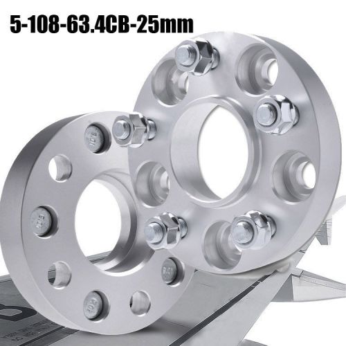 2pcs 5x108pcd 63.4cb aluminum alloy wheel spacer adapters for jaguar series