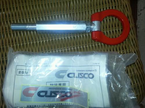 Cusco tow hook joint front for brz frs gt86