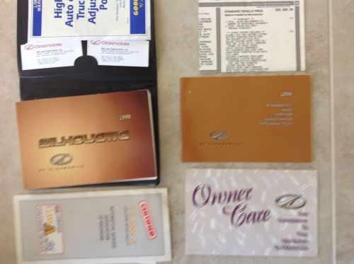 1999 oldsmobile silhoutte owners manual
