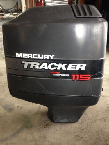 Mercury marine tracker pro series 115 hp outboard cowling and lower cowling