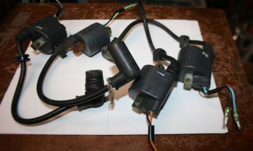 4 good clean used suzuki outboard 115 140 hp ignition coils with wires