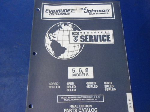 1996 evinrude johnson parts catalog , 5, 6, 8  models