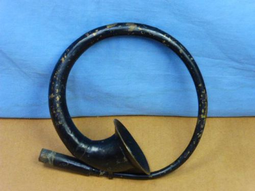 Antique automobile brass ring horn deluxe buggy model t a bulb squeeze