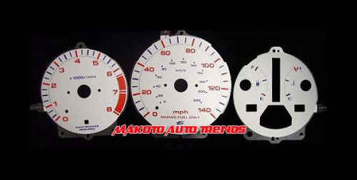 140mph glow gauge silver reverse indiglo face new for honda accord auto trans