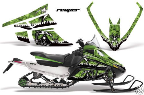 Amr sled sticker kit arctic cat f series graphic reaper