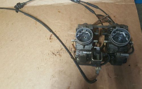 Yamaha vmax 600 carburetor assembly with cables, reeds, and boots 1994 --reduced