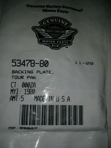 Harley davidson tour pak backing plate 53478-80 bnip