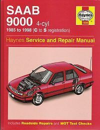 1985-1998 saab 9000 2.0l 2.3l turbo haynes service repair workshop manual 1686