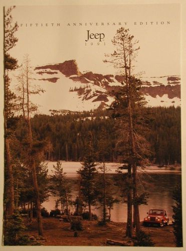 1991 jeep dealer brochure