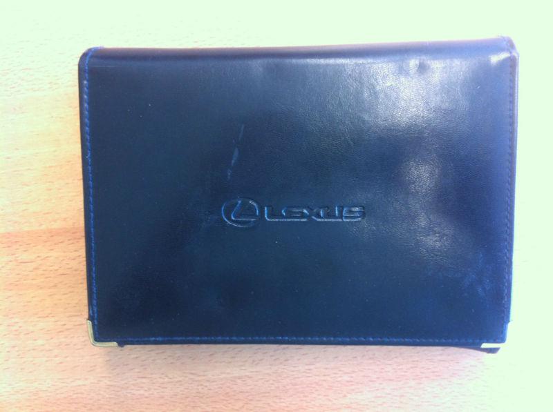 Find 2000 Lexus LS400 Leather Pouch Owners Manual, with Window Sticker