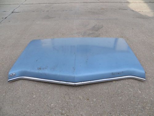 Vintage 1965 buick lesabre wildcat trunk deck lid with chrome trim real clean