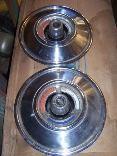 1966 66  chrysler 300 hubcaps rim wheel cover hub cap 14&#034; 580