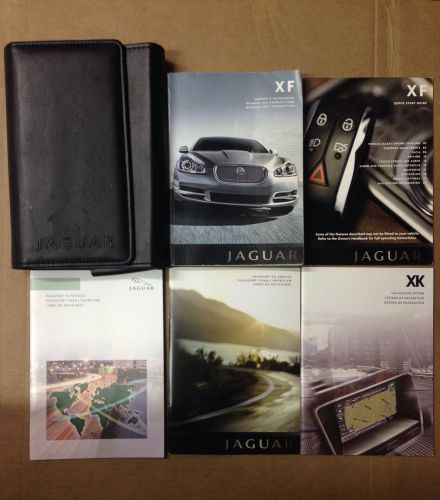 2009 jaguar xf owner&#039;s manual with case