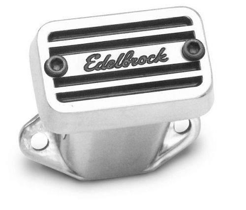 Edelbrock elite series rectangular aluminium breather, ed4202