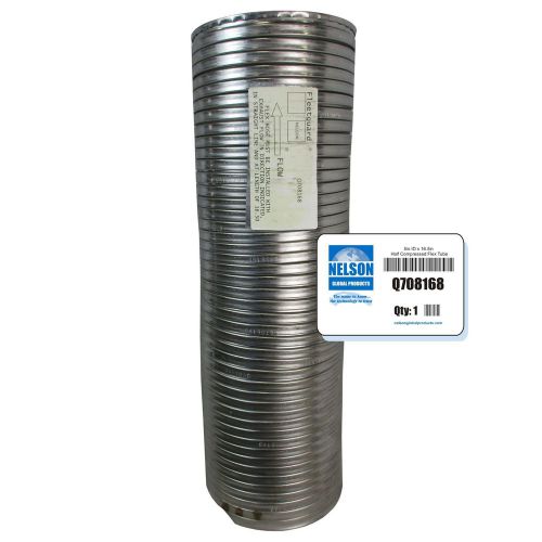 5&#034; id x 16.5&#034; stainless steel 304 flex tube | q708168 by nelson global products