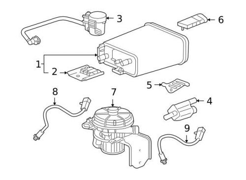 Genuine 2007-2012 gm a.i.r. pump 15928252