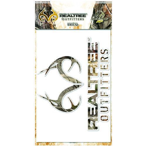 Realtree 6&#034; logo camouflage vinyl decal sticker - camo