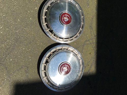 Vintage cadillac hubcaps