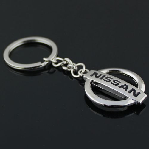 Fashion metal car logo keychain key chain keyring key ring llavero for nissan