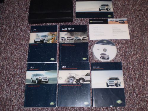 2006 land rover lr3 complete suv owners manual books nav &amp; dvd guide case all