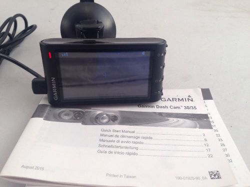 Garmin - dash cam 35 gps driving recorder - black - 4gb micro sd card