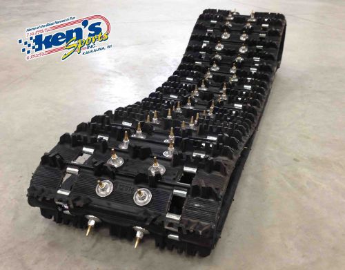 Camoplast ripsaw snowmobile track 15x121x1.25 pre-studded w/ woodys gold diggers