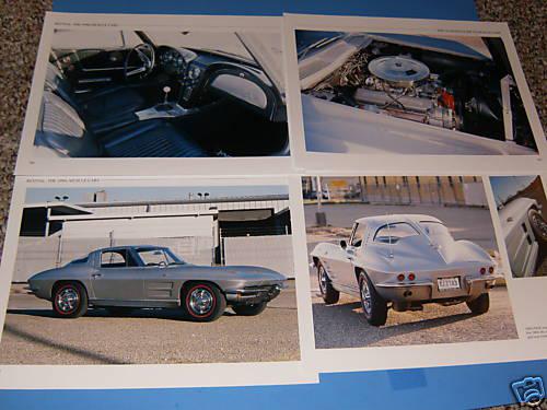 ★★1963 chevy corvette stingray photo/poster lot 63 split window sting ray★★