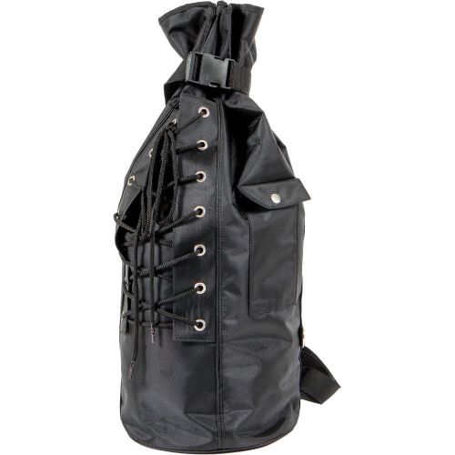 West eagle black sissy bar duffle bag luggage for motorcycle chopper harley