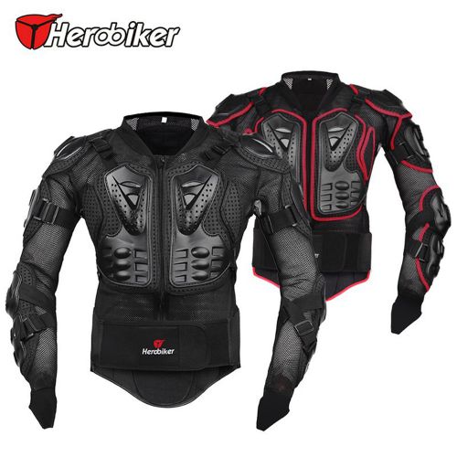 Motorcycle full body armor jacket motocross racing spine chest protection gear m