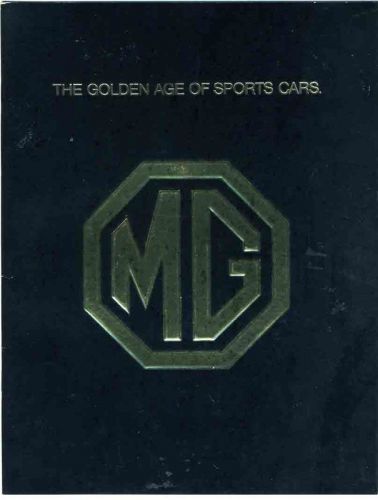 1975 the golden age of sports cars mg mgb &amp; midget sales booklet
