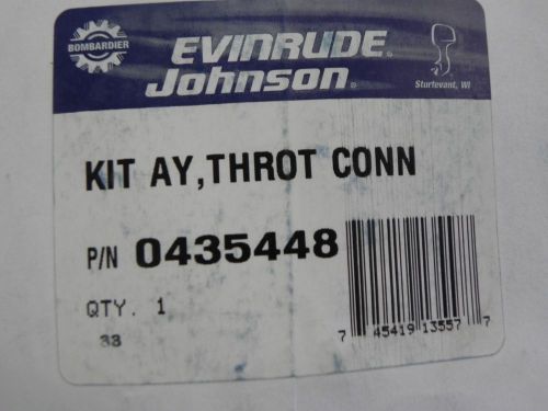 Evinrude johnson outboard throttle control connector kit p# 435448
