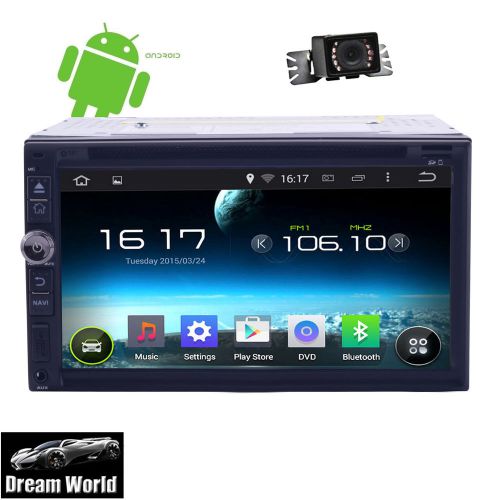 Double 2 din 7&#034; android 4.4 os car stereo gps radio r 1080p dual-core ipod 3g