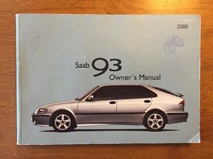 2000 saab 9-3 owner&#039;s manual