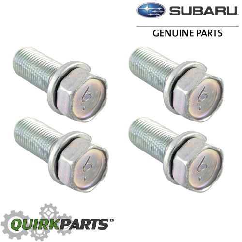 Subaru disc brake caliper bracket mount bolt set 4 impreza wrx sti oem 901130011