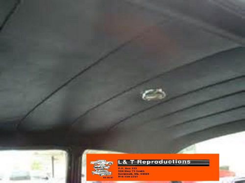 1956 1957 chevy 2 door sedan black vinyl headliner usa made belair 150 210