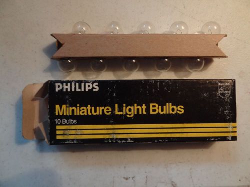 Philips miniature light bulbs pack of 10 number 89  12v 6 cp