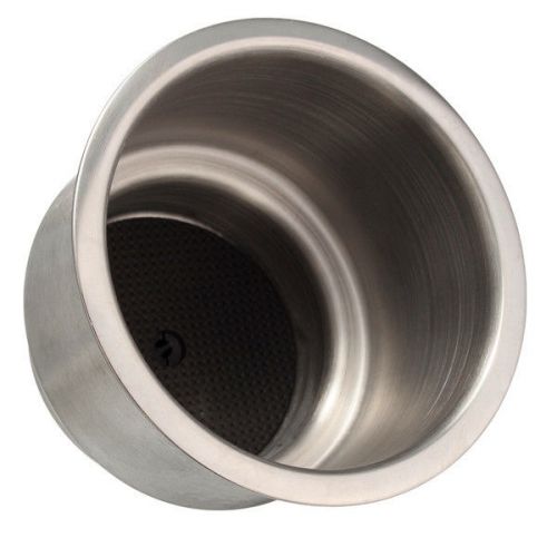 Stainless steel cup drink holder for marine boat rv camper car truck