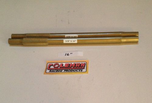Coleman swedged 5/8&#034; tie rod tubes (pair) 16&#034; long